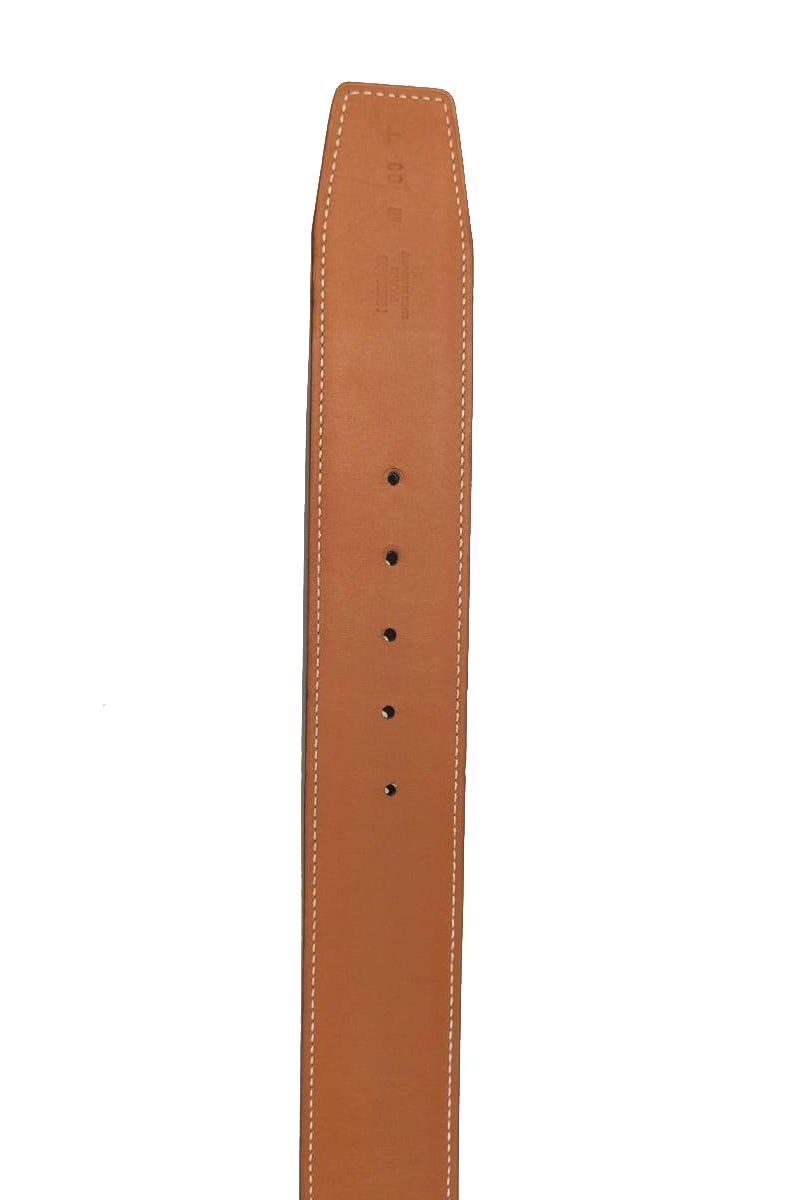 HERMES TAN/BROWN LEATHER REVERSIBLE BELT