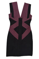 Herve Leger Black Bandage Knit Dress