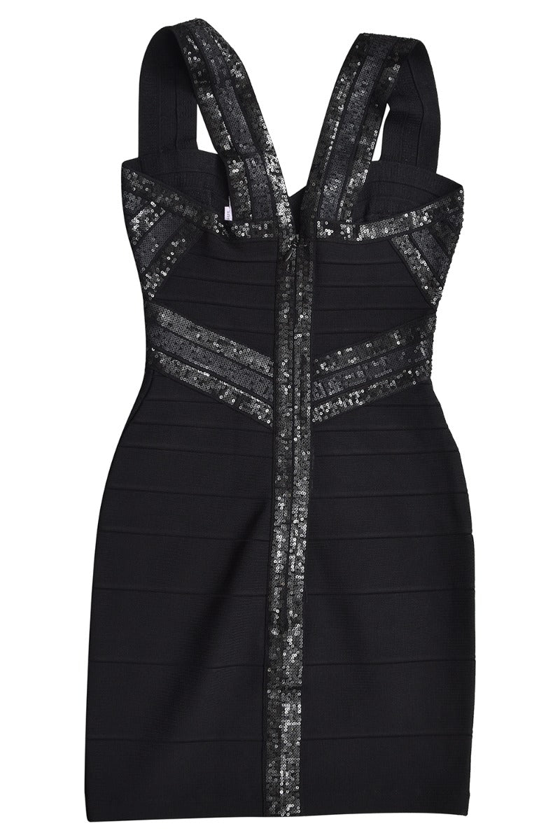 herve-leger-sequin-embellished-dress
