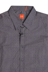 Hugo Boss Black Zig-Zag Patterned Shirt