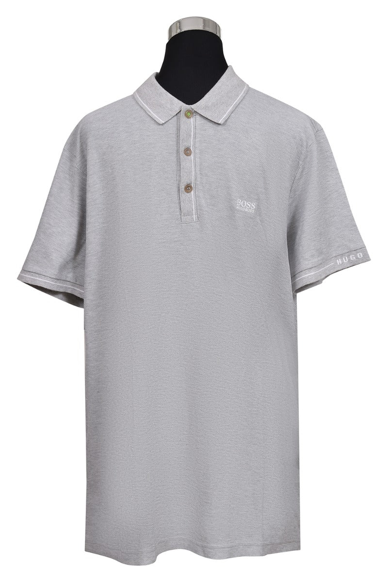 Hugo Boss Gray Polo T Shirt
