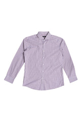 Hugo Boss Purple Checkered Shirt