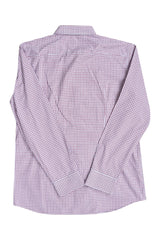Hugo Boss Purple Checkered Shirt