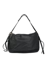 Jimmy Choo Black Leather Biker Chain Shoulder Bag