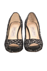 Jimmy Choo Coarse Dorsey Heels