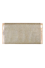 Jimmy Choo Golden Glitter Clutch