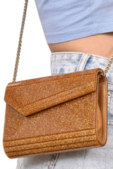 Jimmy Choo Golden Shimmer Candy Clutch