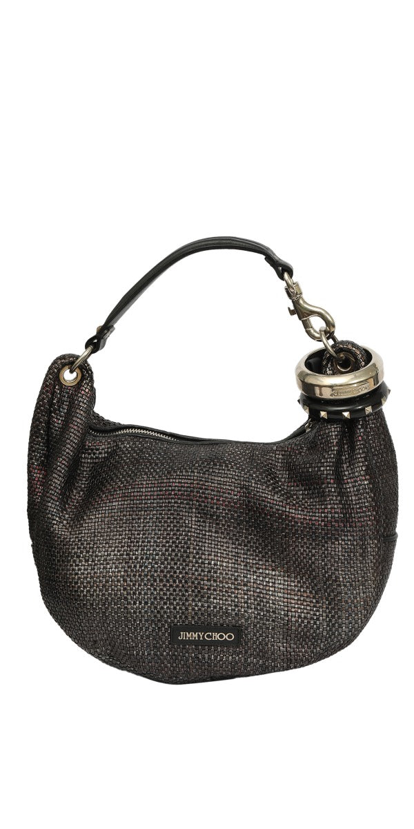 Jimmy Choo Hobo Black Shoulder Bag