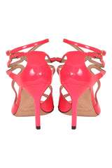 Jimmy Choo Lang Patent Strappy Heels