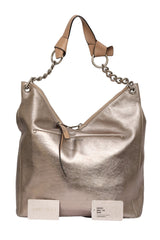 Jimmy Choo Metallic Hobo Bag