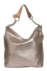 Jimmy Choo Metallic Hobo Bag