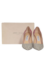 Jimmy Choo Ombre Glitter Heels