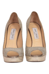 Jimmy Choo Peep Toe Pumps