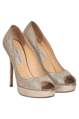 Jimmy Choo Peep Toe Pumps