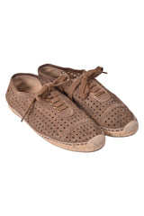 Jimmy Choo Perforated Star Espadrille Sneakers