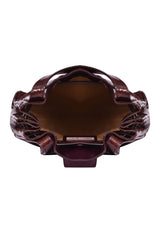 Jimmy Choo Romana Brown Patent Bag