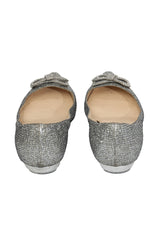jimmy-choo-silver-glitter-ballet-flats