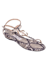 Jimmy Choo Snake Alodie Flats