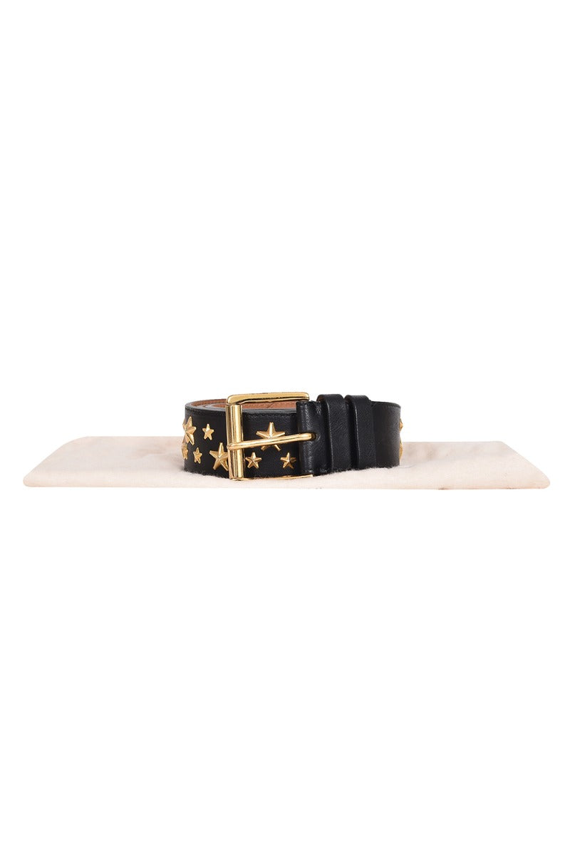 jimmy-choo-star-embellished-black-belt