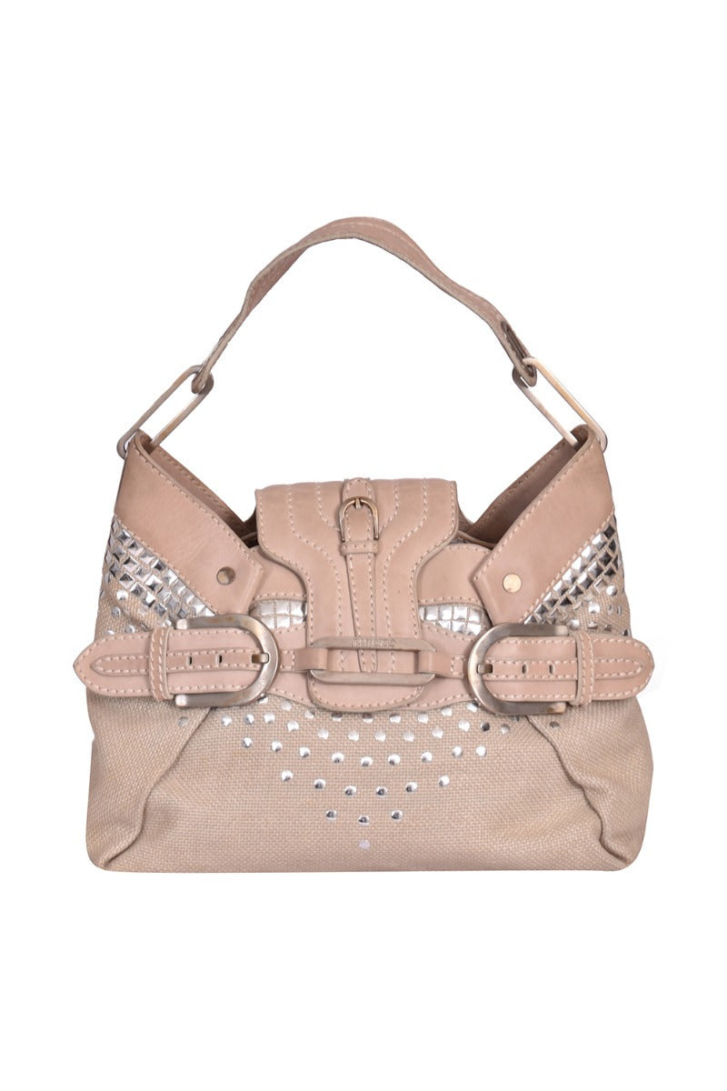 Jimmy Choo Vintage Jute Leather Bag