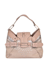 Jimmy Choo Vintage Jute Leather Bag