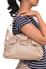 Jimmy Choo Vintage Jute Leather Bag