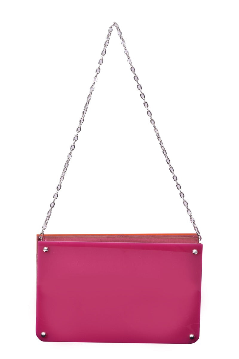 Judith Leiber Bi -Colour Clutch Box