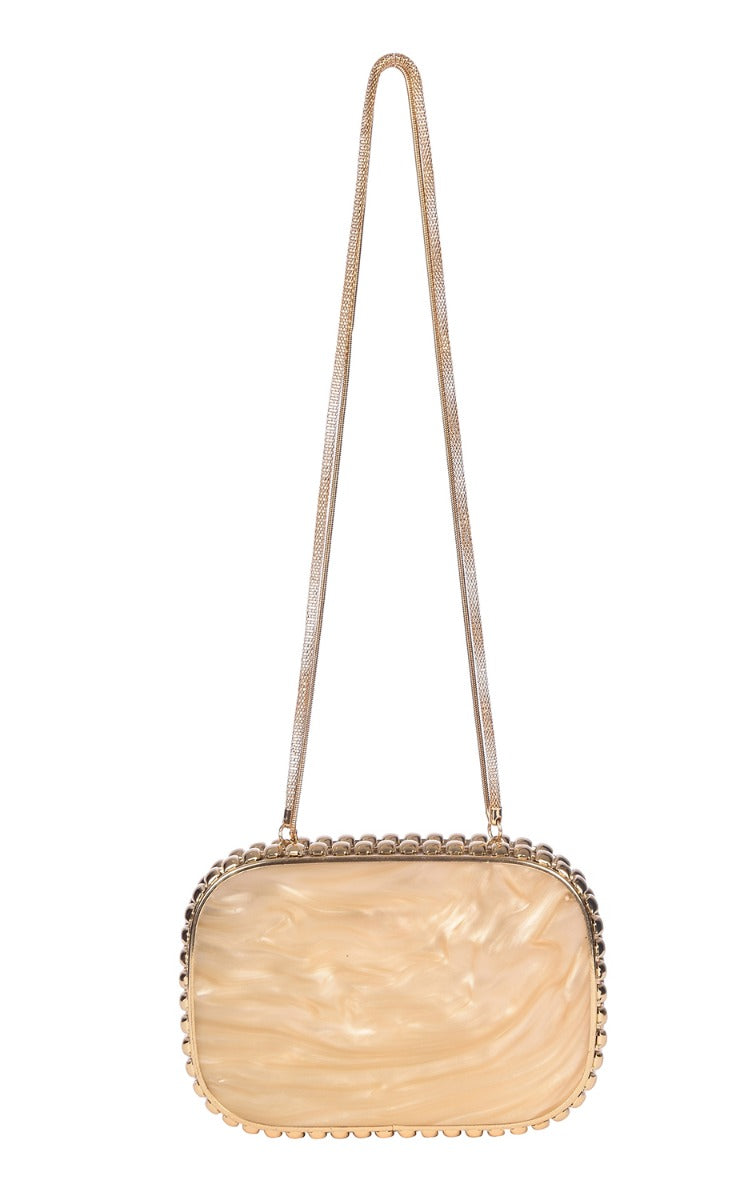 Judith Leiber Overture Cassandra Marbled Clutch