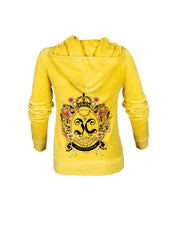 Juicy Couture Yellow Velour Jacket
