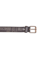 Just Cavalli Black Canvas Belt