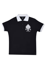 Just Cavalli Black Polo T-Shirt