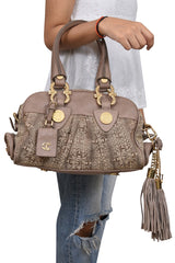 Just Cavalli Logo Nappa Handbag