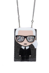 Karl Lagerfeld Ikonikminuadere Clutch Crossbody Bag