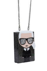 Karl Lagerfeld Ikonikminuadere Clutch Crossbody Bag