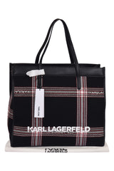Karl Lagerfeld K/Skuare Check Tote Bag