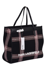 Karl Lagerfeld K/Skuare Check Tote Bag