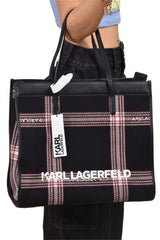Karl Lagerfeld K/Skuare Check Tote Bag
