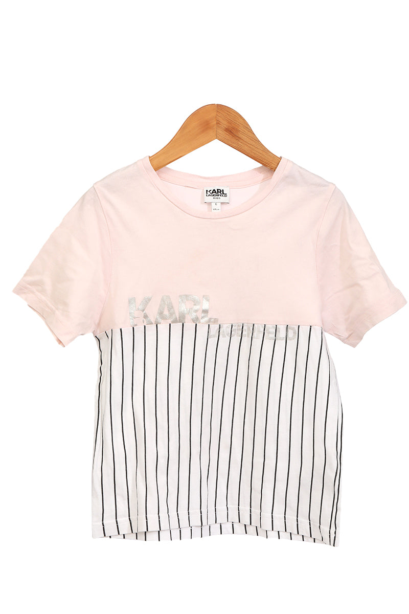 Karl Lagerfeld Striped 6 Years Top