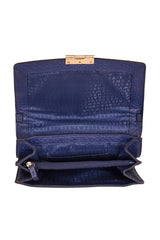 Kate Spade Blue Leather Crossbody Bag