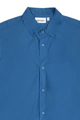 Kenzo Navy Tiger Crest Logo Shirt