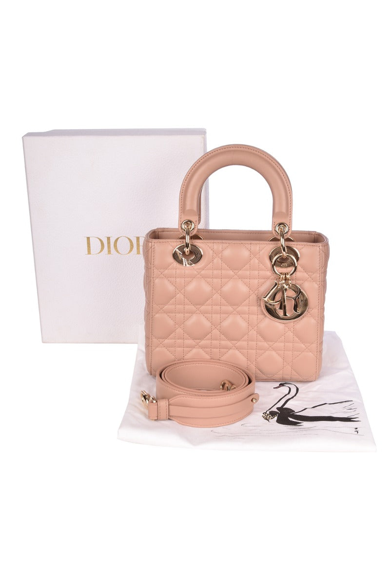 Lady Dior Small Calfskin Bag