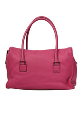 loewe-alamo-pink-leather-satchel-bag