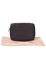 Louis Vuitton Black Epi Leather Cosmetic Travel Bag