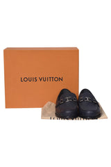 Louis Vuitton Blue Epi Leather Loafers