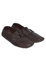 Louis Vuitton Brown Leather Loafers