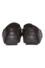 Louis Vuitton Brown Leather Loafers