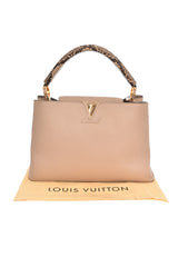 Louis Vuitton Capucines Mm Exotic Skin Tote Bag