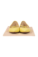 Louis Vuitton Damier Check Fluroscent Yellow Flats