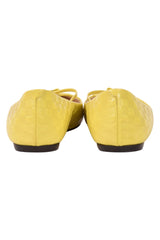 Louis Vuitton Damier Check Fluroscent Yellow Flats