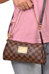 Louis Vuitton Damier Ebene Eva Crossbody Bag